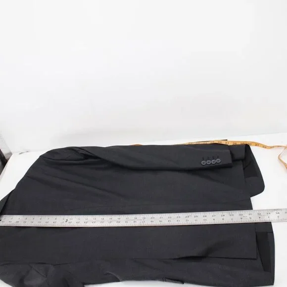 Versace Collection Sport Coat Mens 42 Wool Blend Single Breasted Two Button gray